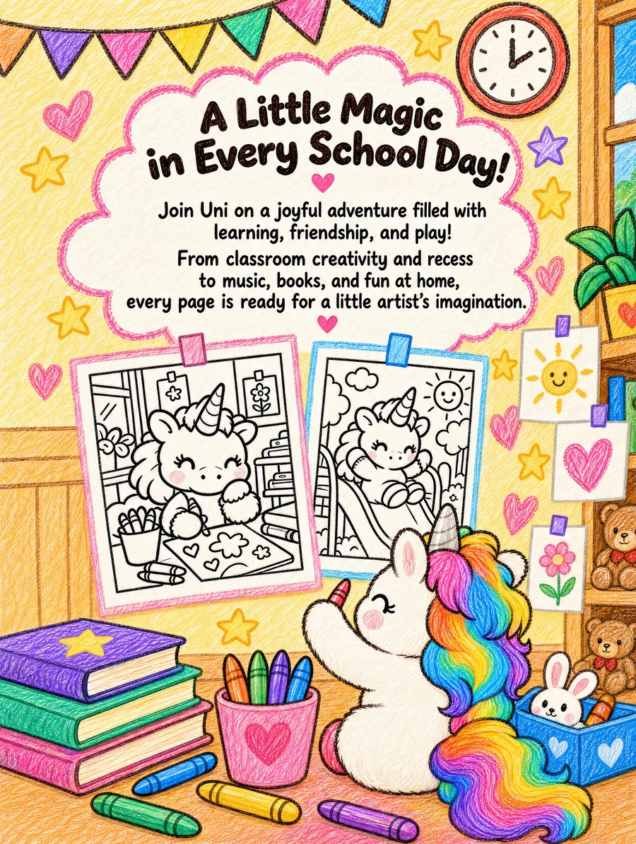 Uni's School Day back cover
